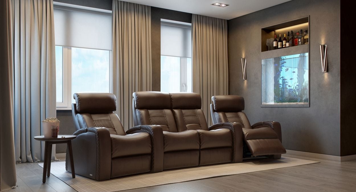 4 person theater seats