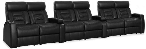 row of 6 Straight as Triple Loveseats