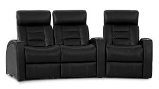 row of 3 Curved with Loveseat on Left