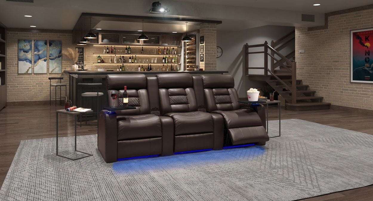 Flex theater seats recliner