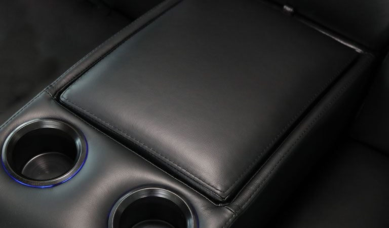 leather single recliner chair with cup holders