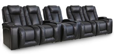row of 5 Straight with Dual Loveseats