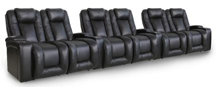 row of 6 Straight as Triple Loveseats
