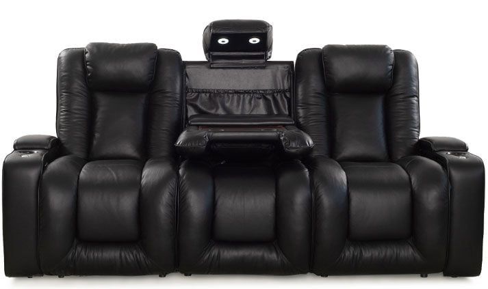 <b>Black</b> Luxe Italian Leather