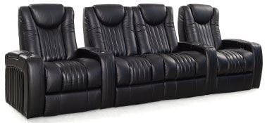 row of 4 Straight with Center Loveseat