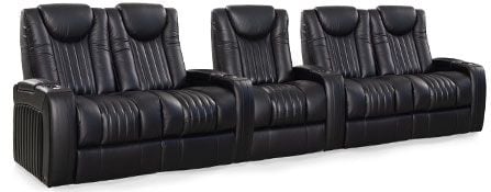 row of 5 Straight with Dual Loveseats