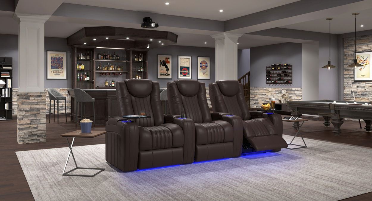 King theater seats recliner