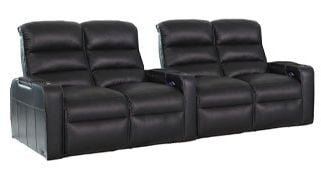 row of 4 Straight as Dual Loveseats