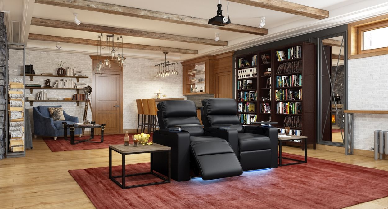 Octane 2 chairs theater recliners