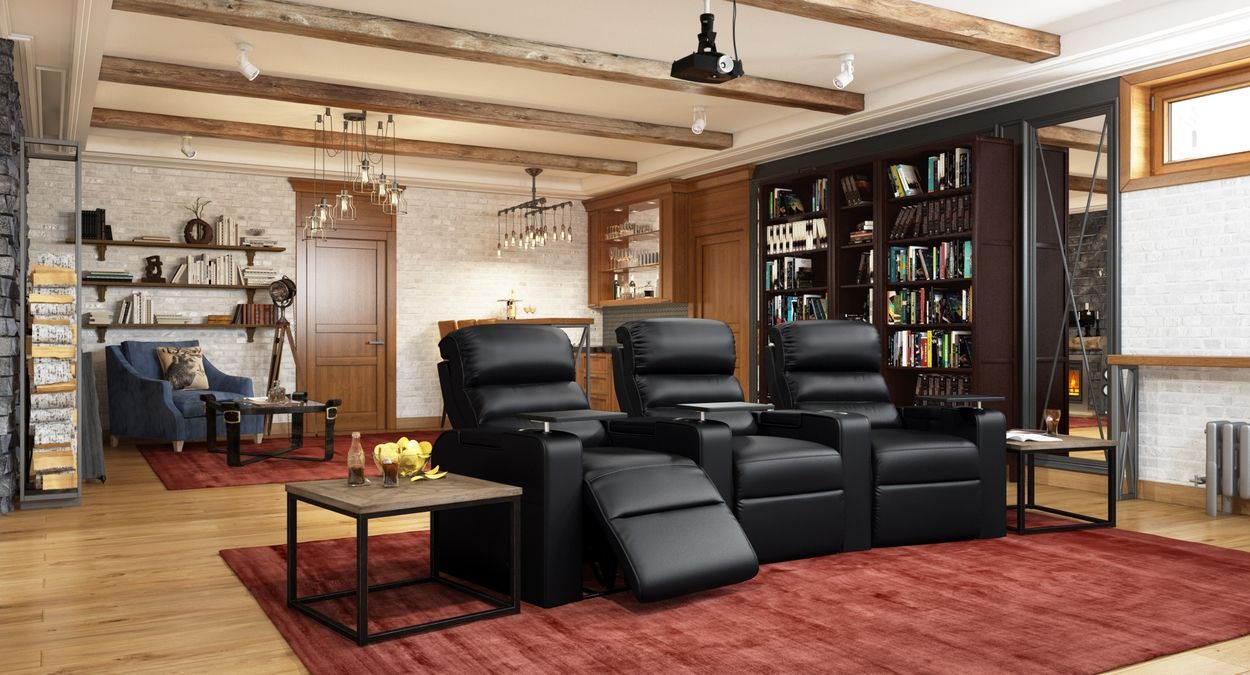 3 seats theater seats