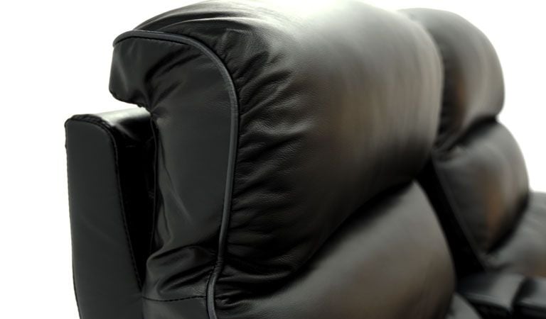 Octane Magnum recliner with the headrest reclines