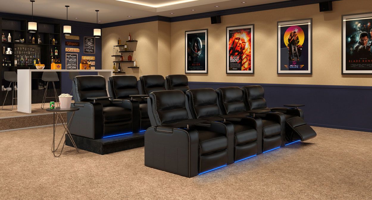 4 seats theater seats