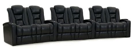 row of 6 Curved as Triple Loveseats