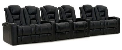 row of 6 Straight with Outside Loveseats