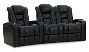 row of 3 Curved with Loveseat on Right