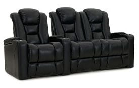 row of 3 Straight Loveseat on Right