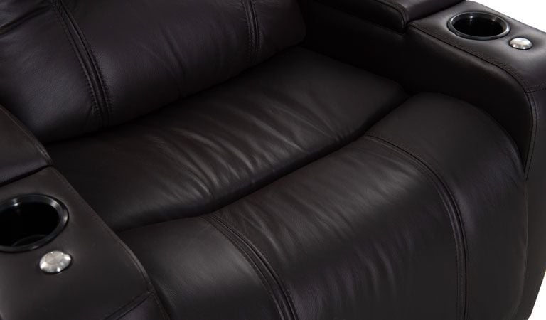Octane leather recliners with storage