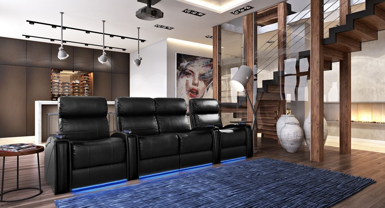 4 person home theater seating