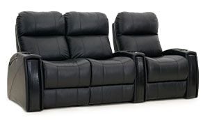row of 3 Straight Loveseat on Left