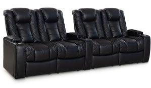 row of 4 Straight as Dual Loveseats