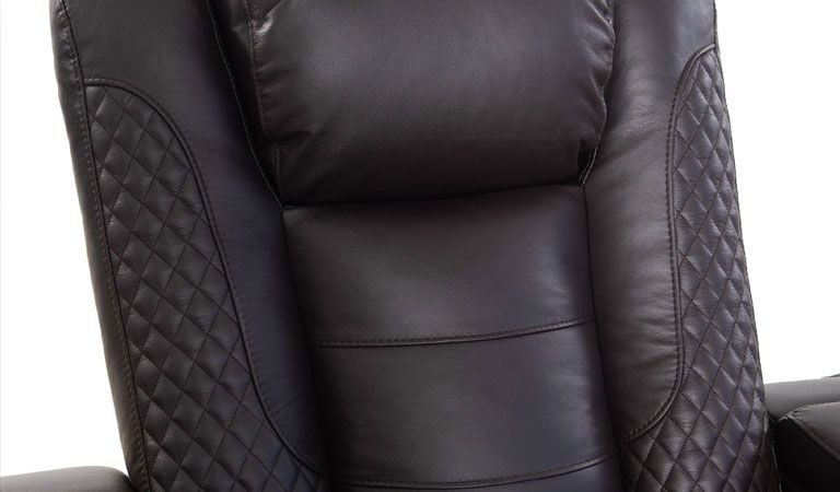 chair adjustable headrest and lumbar support