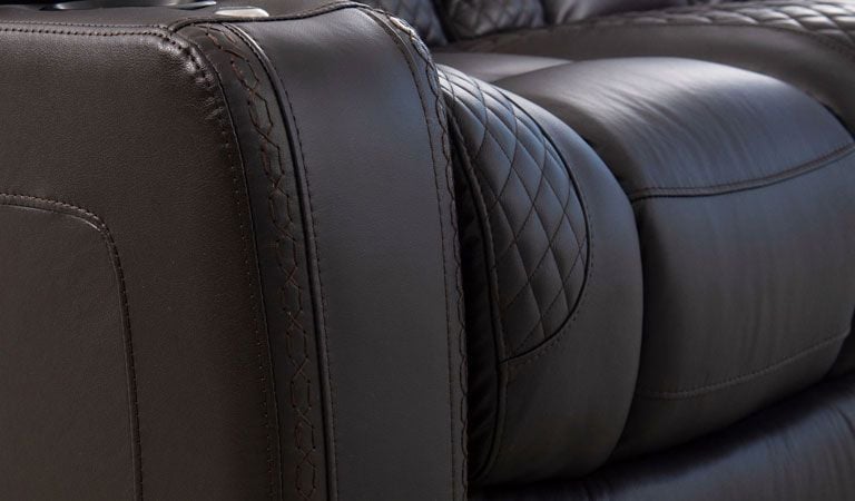 lumbar and headrest theatre seating