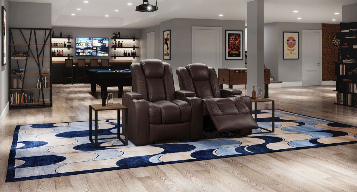 Octane 2 row theater seating