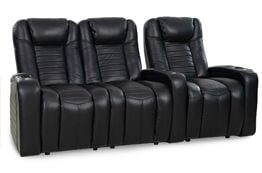 row of 3 Straight Loveseat on Left