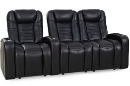 row of 3 Straight Loveseat on Right