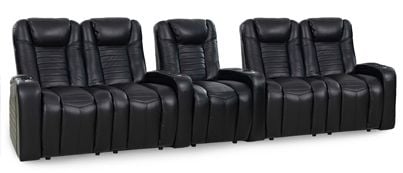 row of 5 Straight with Dual Loveseats
