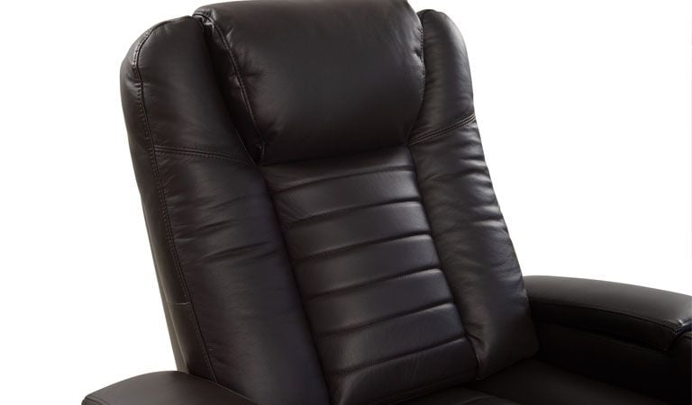 power recliner with under blue light and arm storage