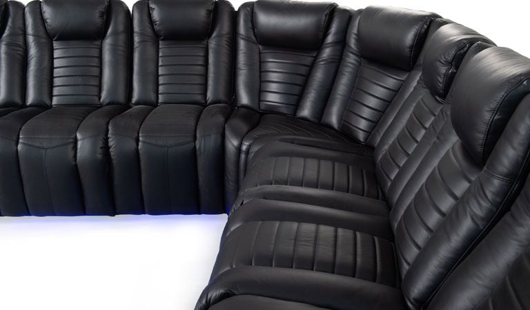 Oasis sectional recliner massage
