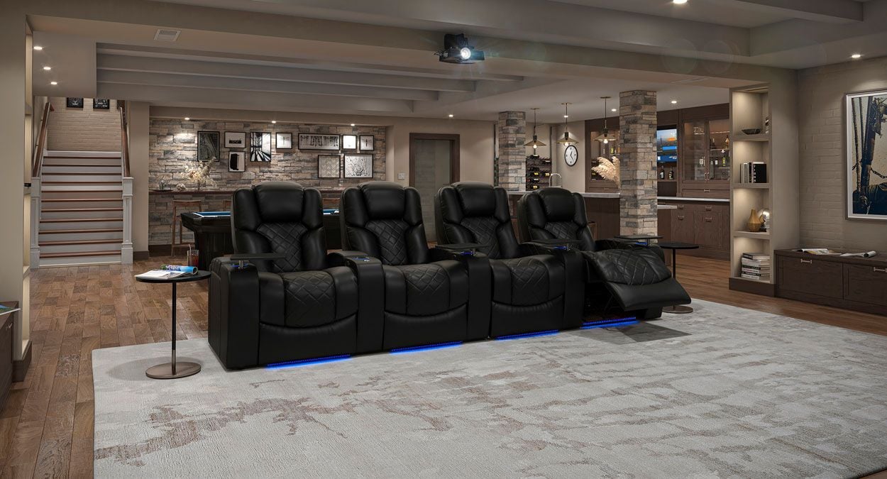 4 person theater seats