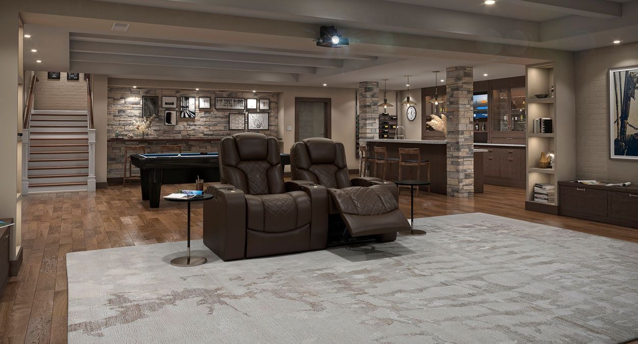 2 piece theater seating