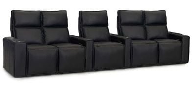 row of 5 Straight with Dual Loveseats
