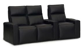 row of 3 Curved with Loveseat on Left