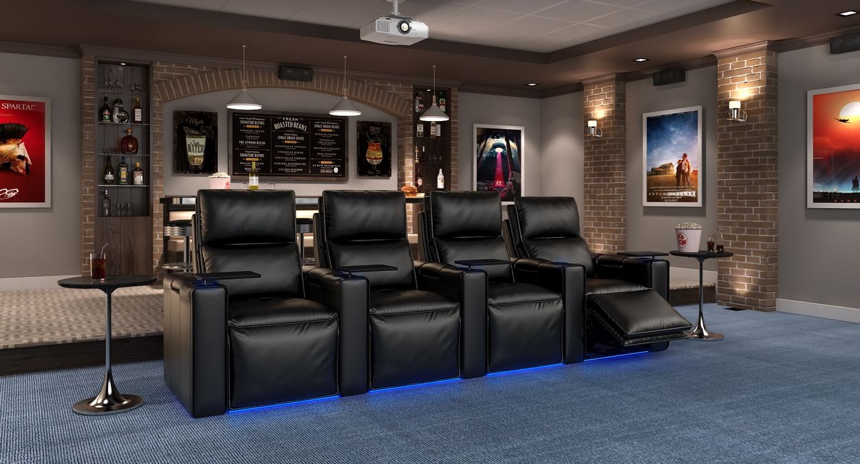 Octane Pillow 4 person theatre seating