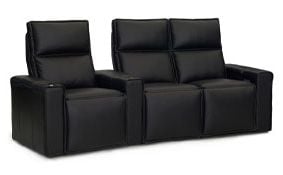 row of 3 Curved with Loveseat on Right