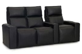 row of 3 Straight Loveseat on Left