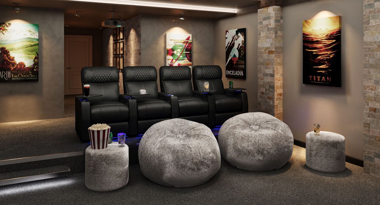 Theater seating with memory foam