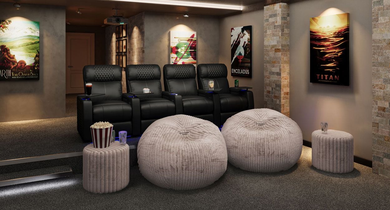 Comfortable bean bag with cover