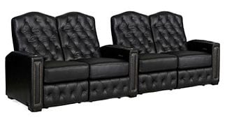row of 4 Straight as Dual Loveseats