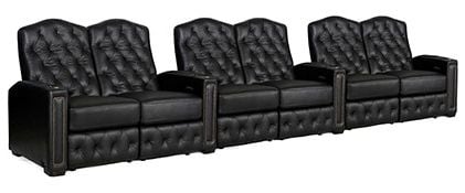 row of 6 Straight as Triple Loveseats