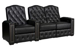 row of 3 Straight Loveseat on Right