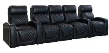 row of 5 Straight with Center Sofa