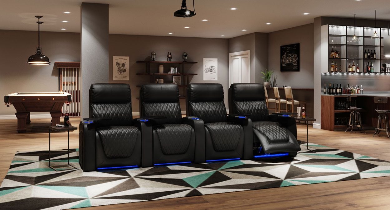 4 person theatre seating