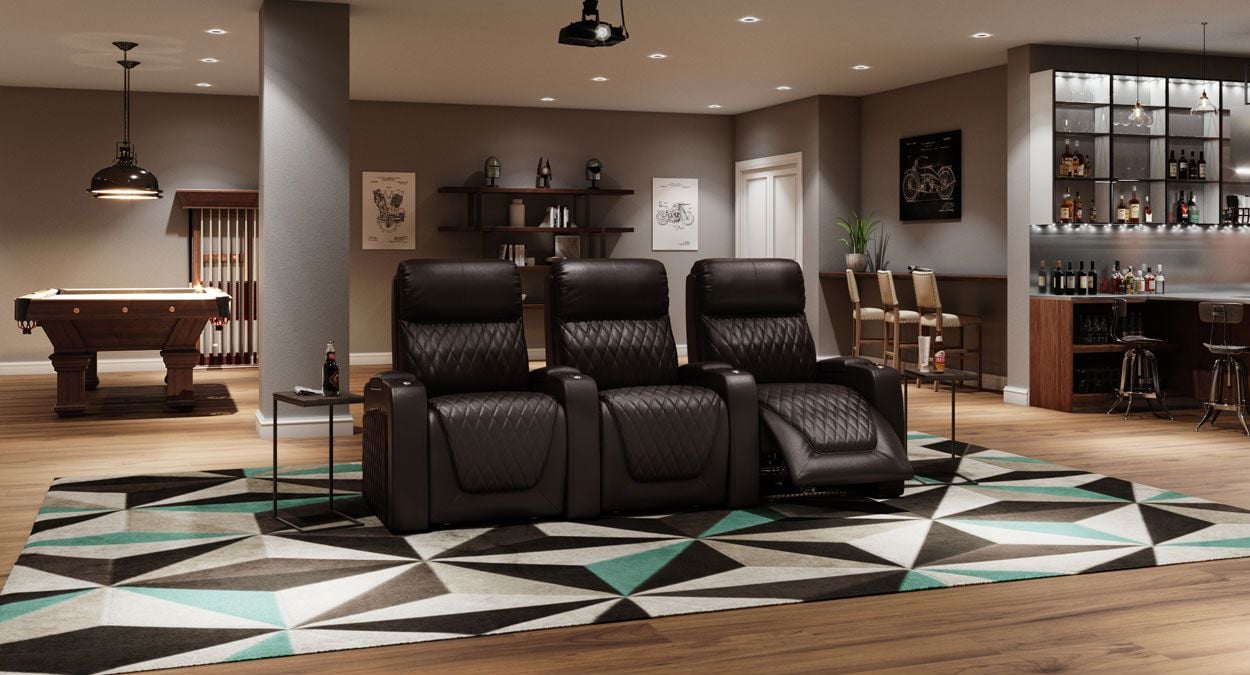 3 recliner chairs