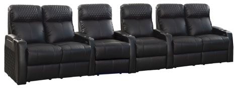 row of 6 Straight with Outside Loveseats
