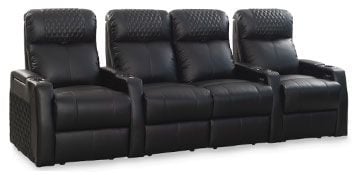 row of 4 Straight with Center Loveseat