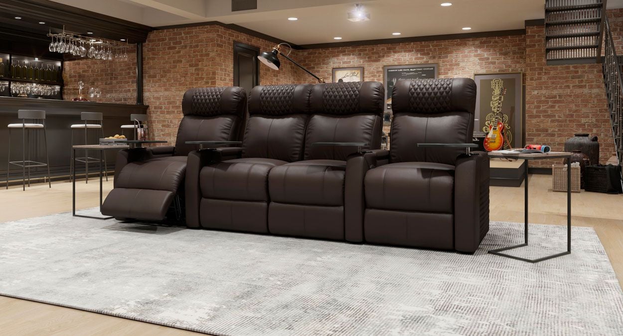 Theater seats with massage